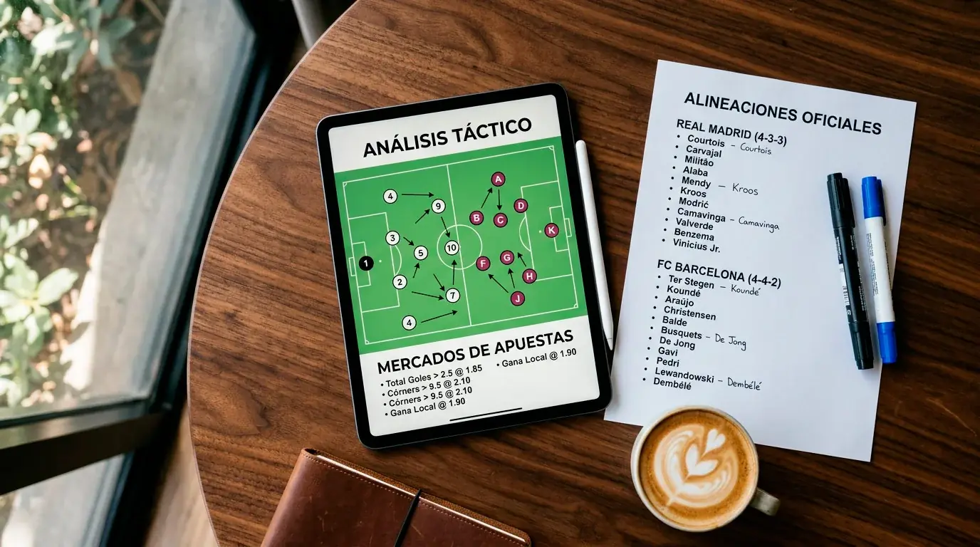 Tipos de apuestas de futbol: mercados 1X2, over/under y handicap
