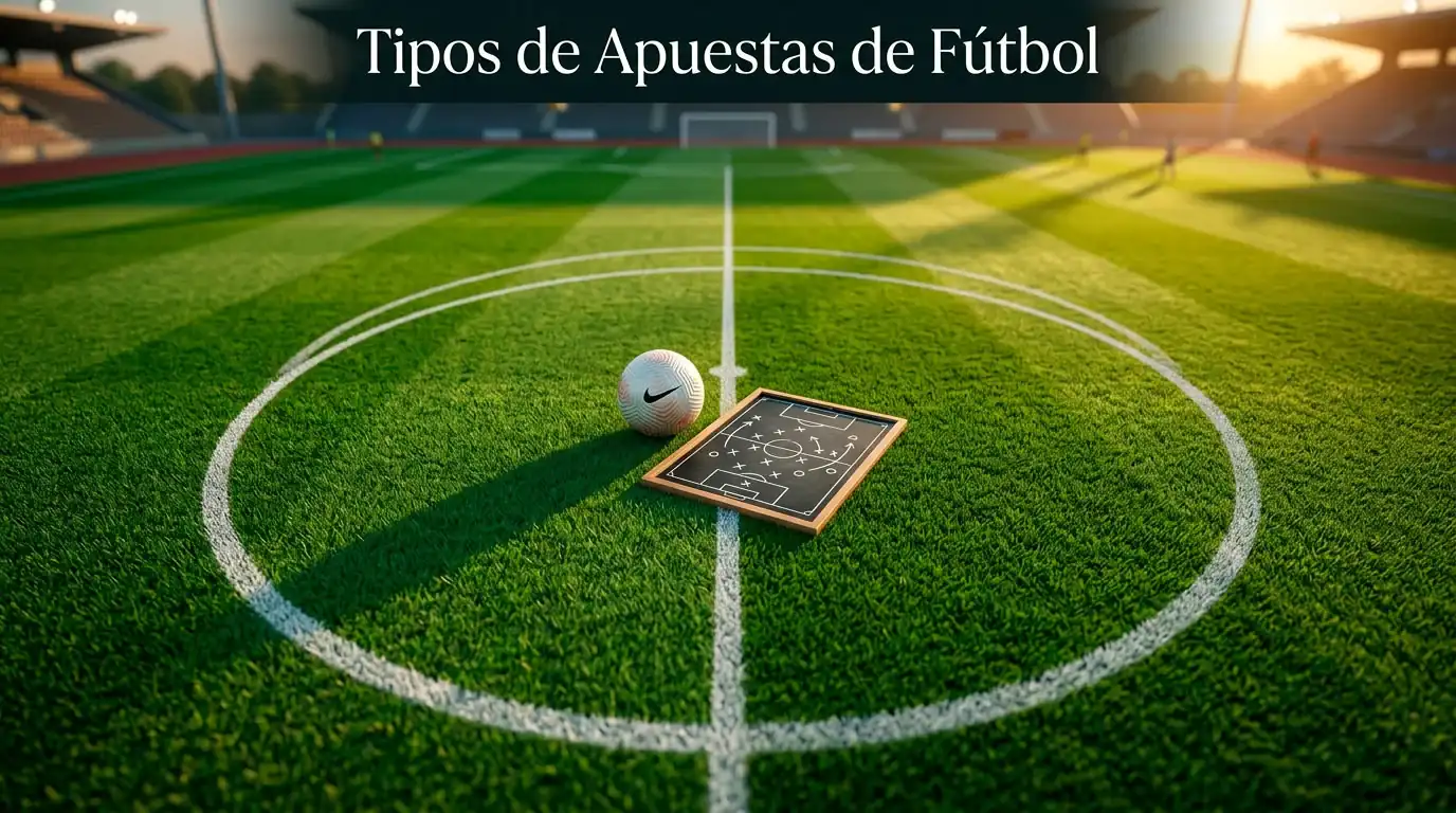 Tipos de apuestas de fútbol: guía de mercados con ejemplos reales